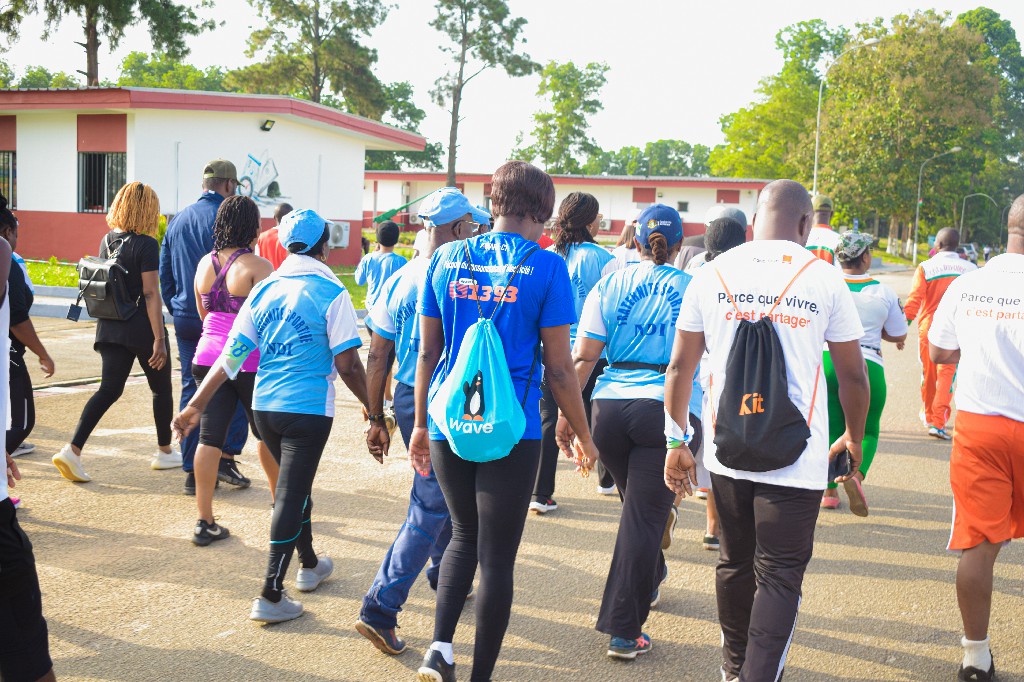 L'Intelligent d'Abidjan Reportage de la marche sportive